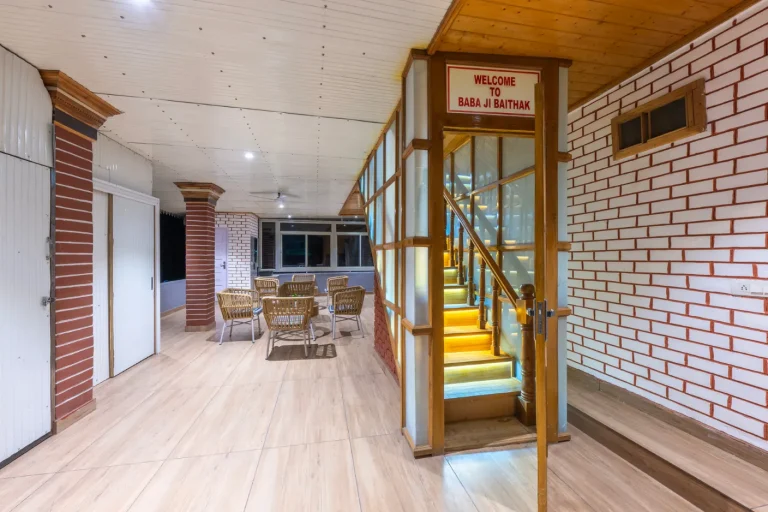Baba Ji Baithak in a private villa in Kasauli with serene ambiance.